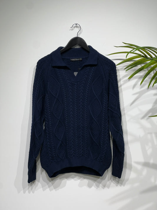 TAKASHI L/S POLO KNIT