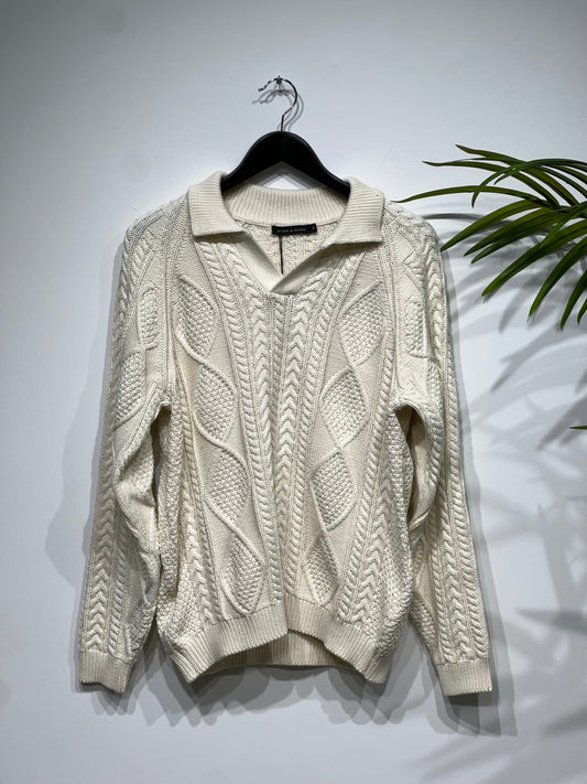 TAKASHI L/S POLO KNIT