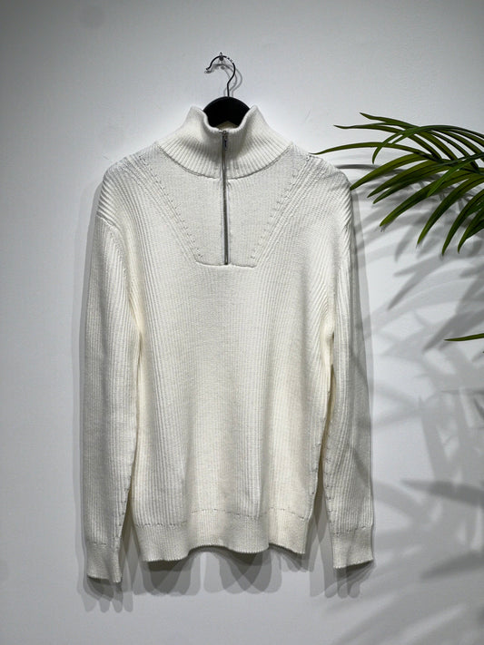 ARATA HALF ZIP KNIT