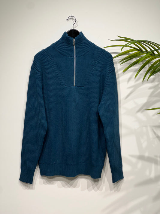 ARATA HALF ZIP KNIT