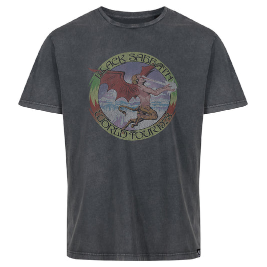 Black Sabbath World Tour '78 Washed Black Relaxed