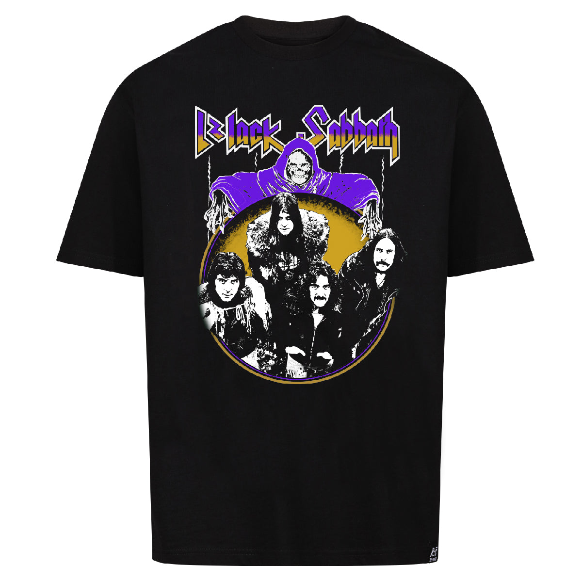 Black Sabbath Band Art Black Relaxed