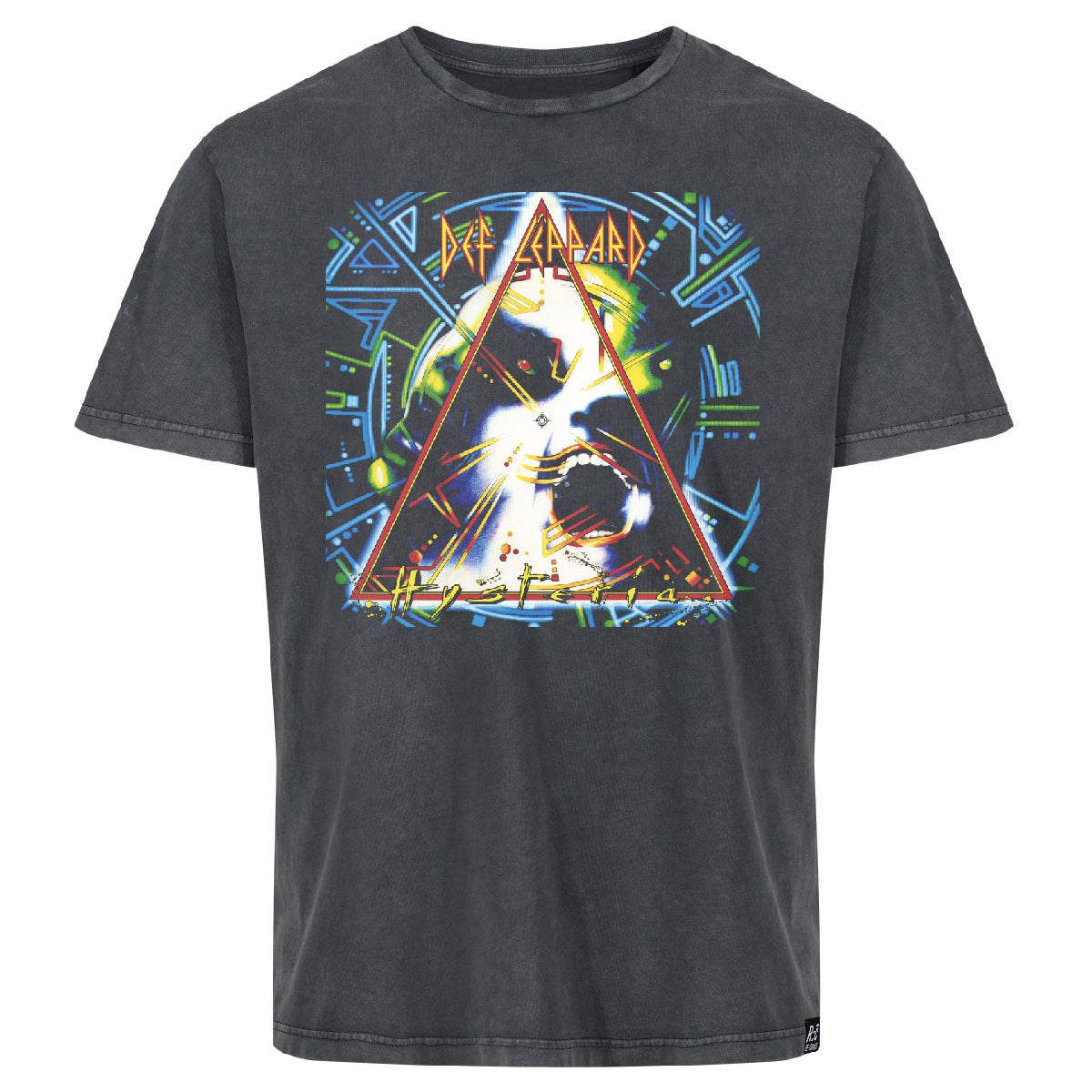 Def Leppard Hysteria Washed Black Relaxed