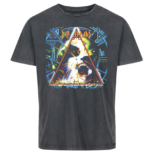 Def Leppard Hysteria Washed Black Relaxed