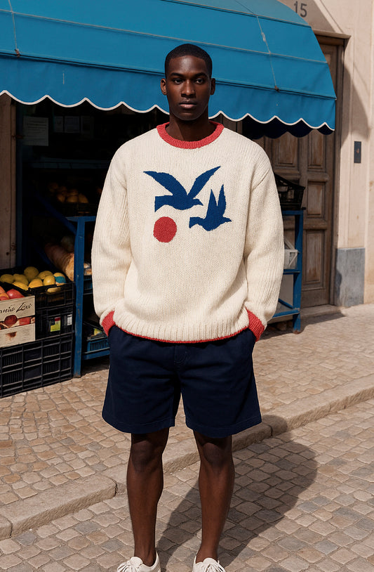 SWEATER COTE D'AZUR