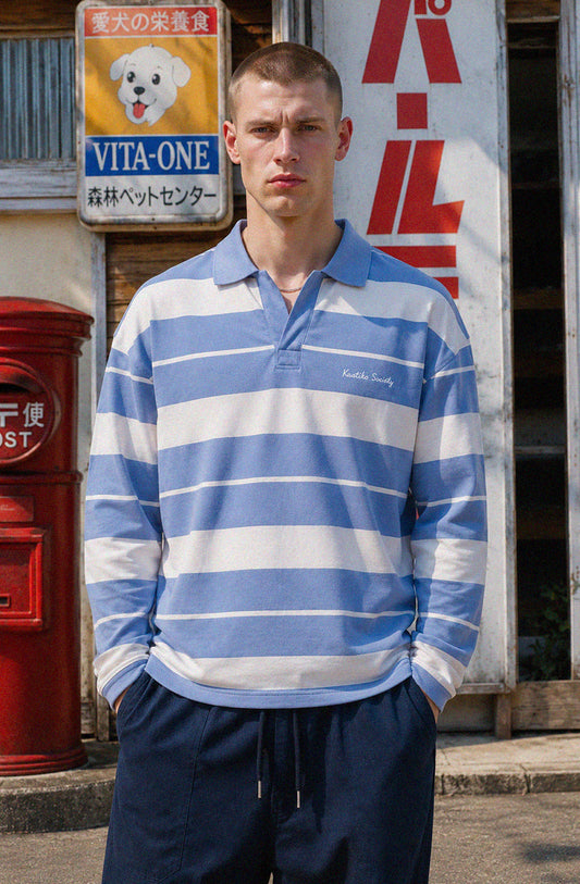 S/L GIANNI STRIPED POLO SHIRT
