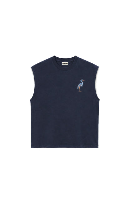 CRANE SLEEVELESS T-SHIRT