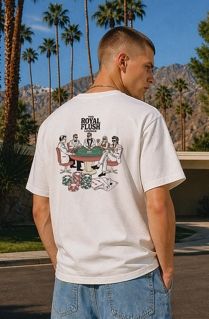 S/S REGULAR THE ROYAL FLUSH LOUNGE