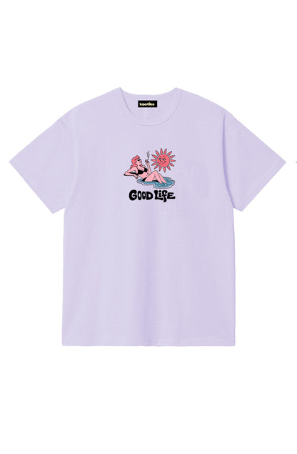 S/S REGULAR GOOD LIFE BEACH WASHED