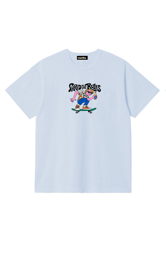 S/S REGULAR SHRED THE RULES WASHED