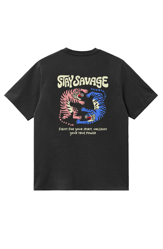 S/S REGULAR STAY SAVAGE WASHED COLLEGIATE