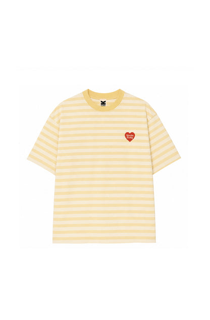S/S LAS VEGAS STRIPES HEART