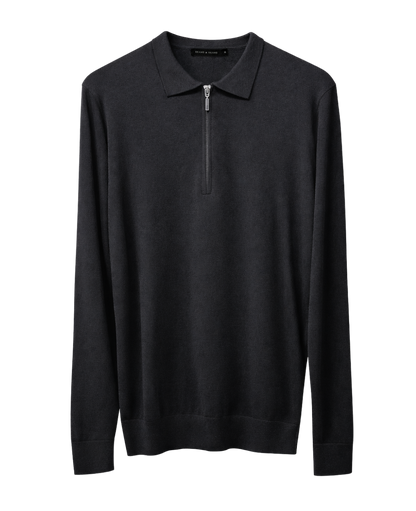 BRYSON ZIP POLO KNIT
