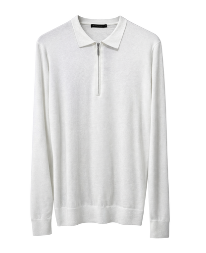 BRYSON ZIP POLO KNIT