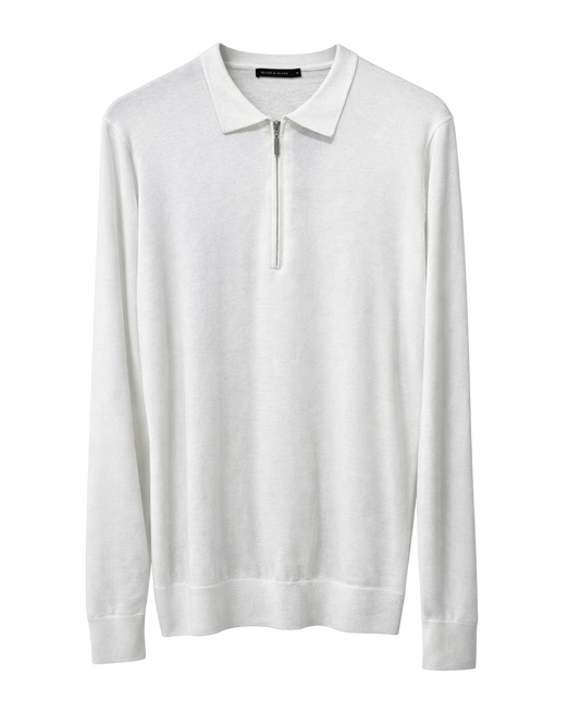 BRYSON ZIP POLO KNIT