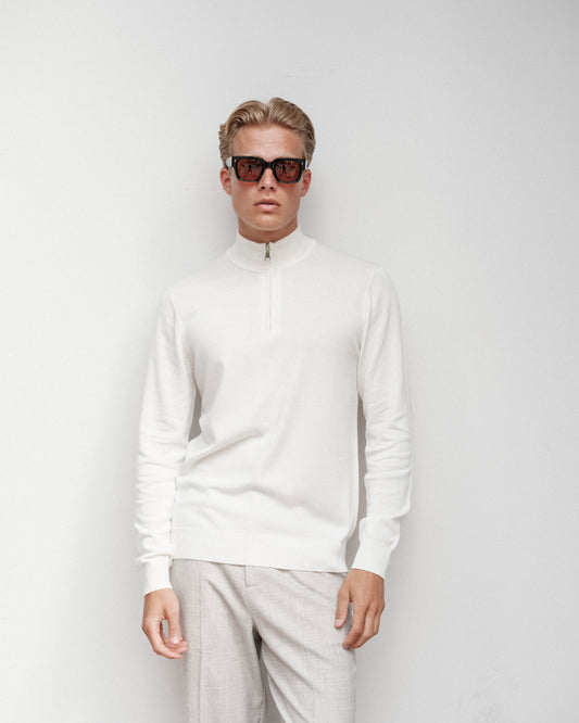 BROOKS HALF ZIP KNIT