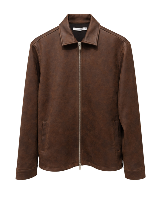 DENKI VEGAN LEATHER SHIRT
