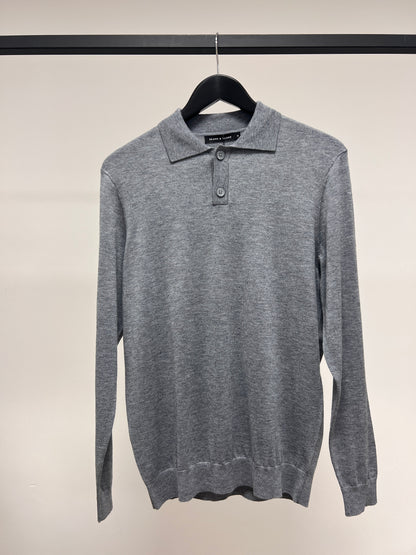 BRYSON L/S POLO KNIT