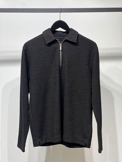 MARIKO L/S ZIP POLO