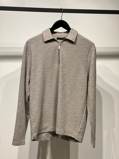 MARIKO L/S ZIP POLO