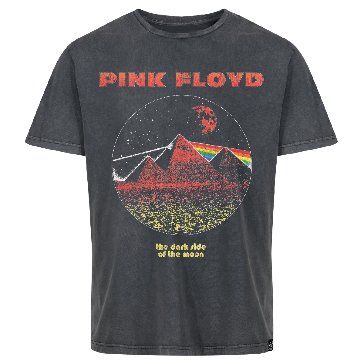 Pink Floyd Pyramid Dark Side Of The Moon Washed Black Relaxed